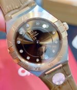 Omega Constelllation 34MM Diameter Senda 18K Mechanical Movement Lady Watch 